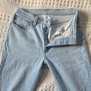 Levi's Light Blue Straight Leg Jeans